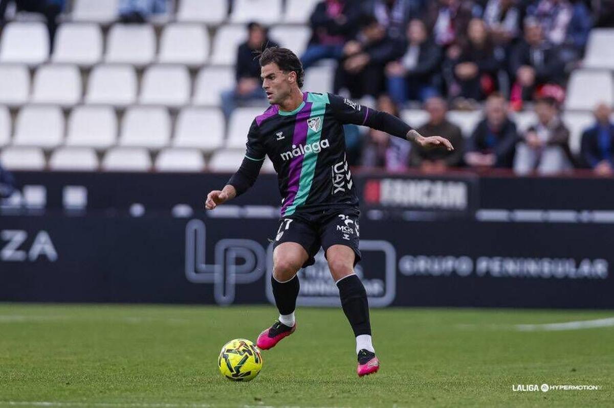 Partido disputado entre el Albacete y el Málaga CF