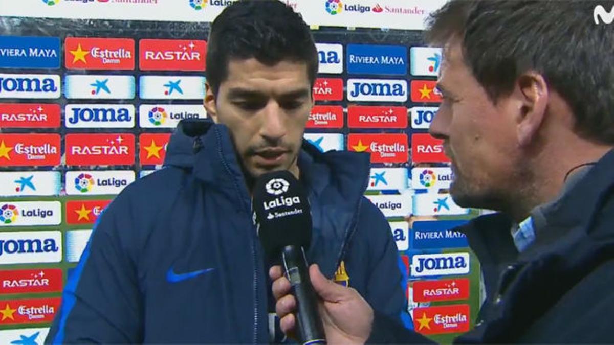 Suárez valoró su partido frente al Espanyol donde volvió a ver puerta