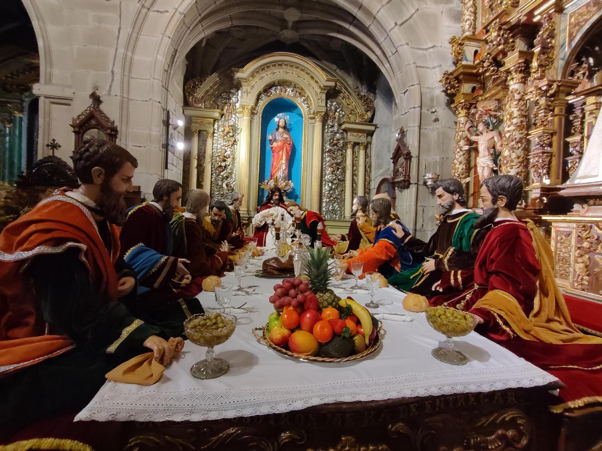 La procesión de la Santa Cena de la Semana Santa de Cangas