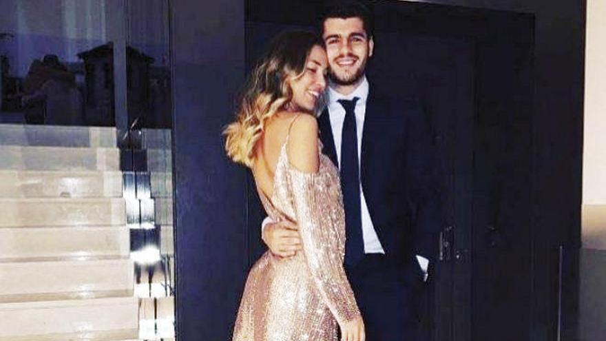 Alice Campello y Álvaro Morata. // Instagram