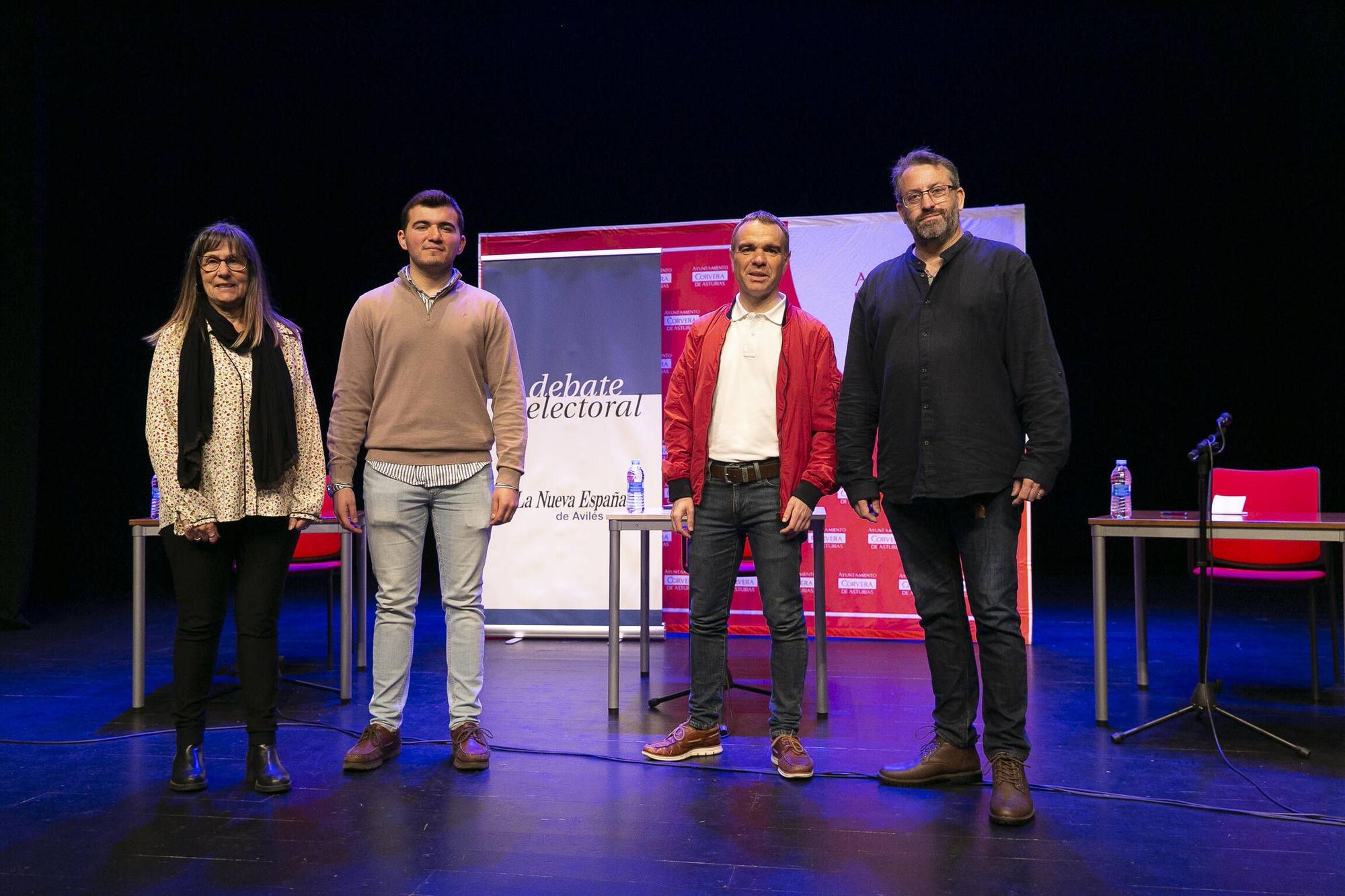 EN IMÁGENES, el debate electoral organizado por LA NUEVA ESPAÑA en Corvera