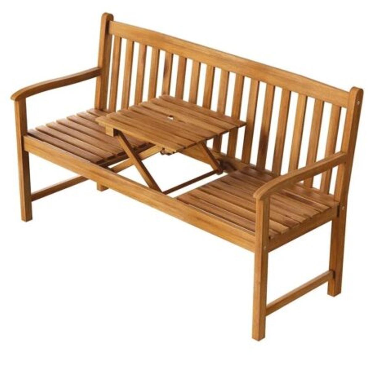 Mañana se esperan colas kilométricas en Lidl para conseguir el banco de terraza con mesa incorporada más barato: todo de madera y una mesa escondida que deja espacio en el suelo