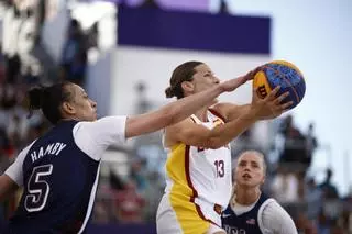 Baloncesto 3x3 en los Juegos Olímpicos: España - Estados Unidos, en imágenes