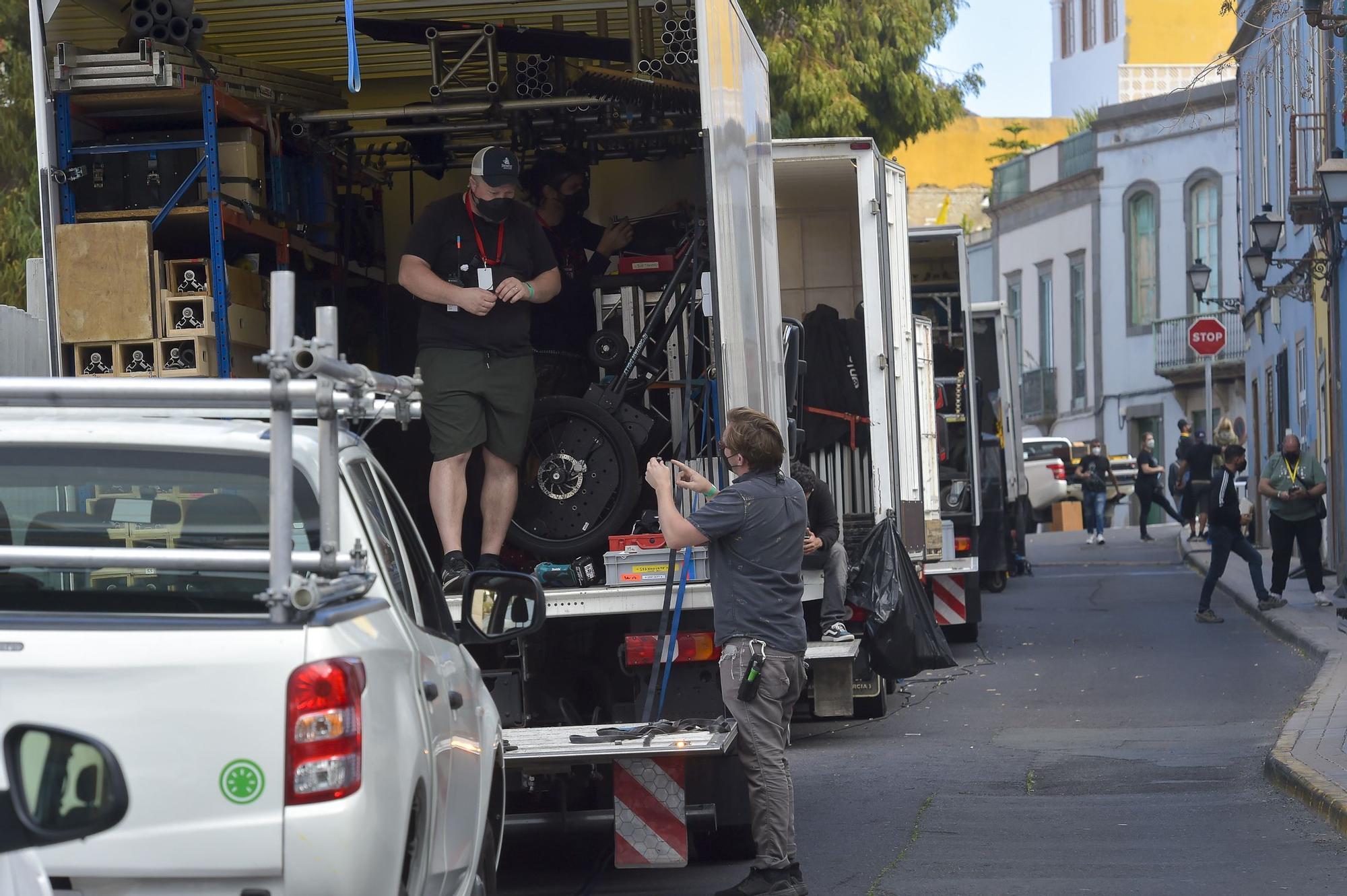 Primer día de ensayo de la película 'The Mother' en Las Palmas de Gran Canaria