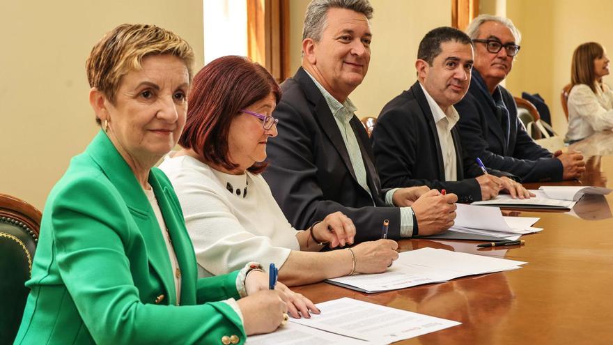 Firma del protocolo para agilizar el polígono de Alcoy