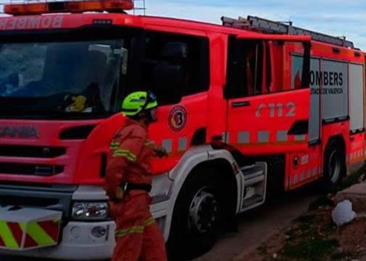 Incendio en una vivienda de Cullera.