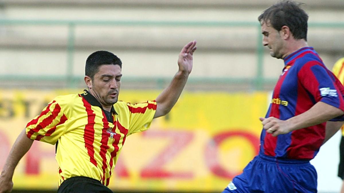 Pimi jugó sus últimos partidos con el Sant Andreu