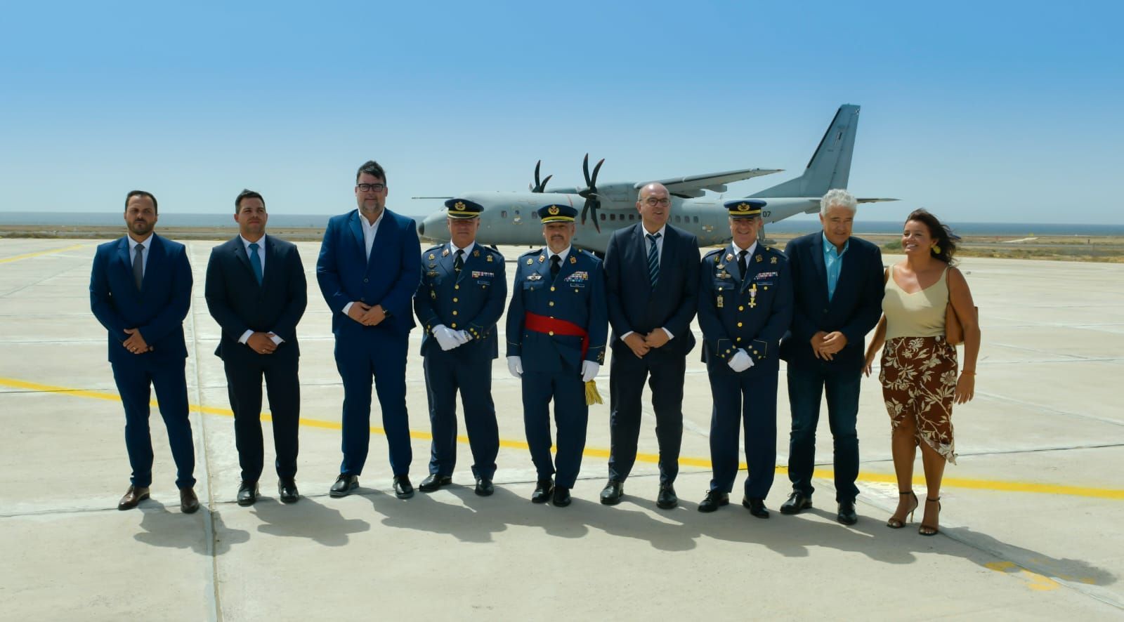 Rafael de Haro Ros toma posesión como nuevo jefe del Aeródromo Militar de Lanzarote