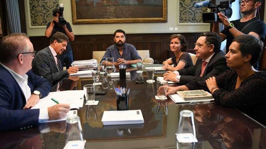 La comisión de Rexeneración Urbana se reunió el viernes en María Pita.