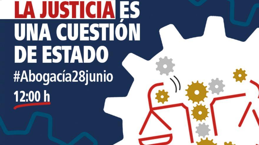 El Ilustre Colegio de Abogados de Santa Cruz de Tenerife convoca el 28 de junio una concentración de la abogacía por un Pacto de Estado por la Justicia
