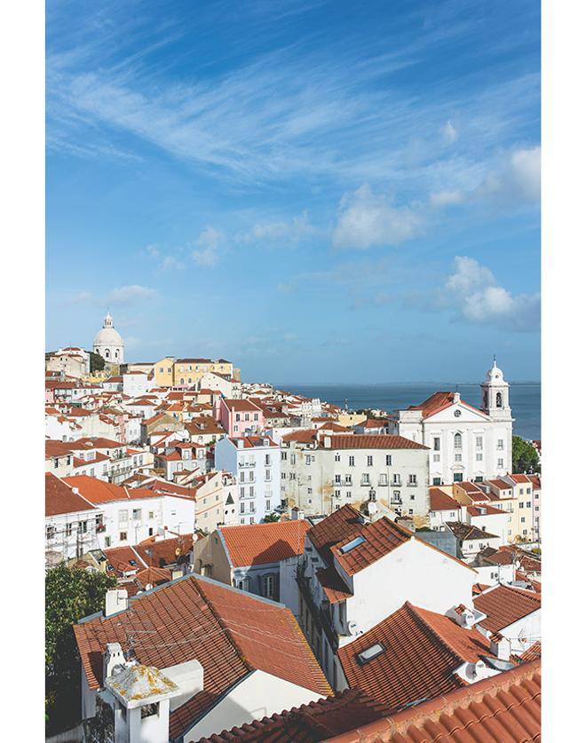 Vista de Alfama, en Portugal