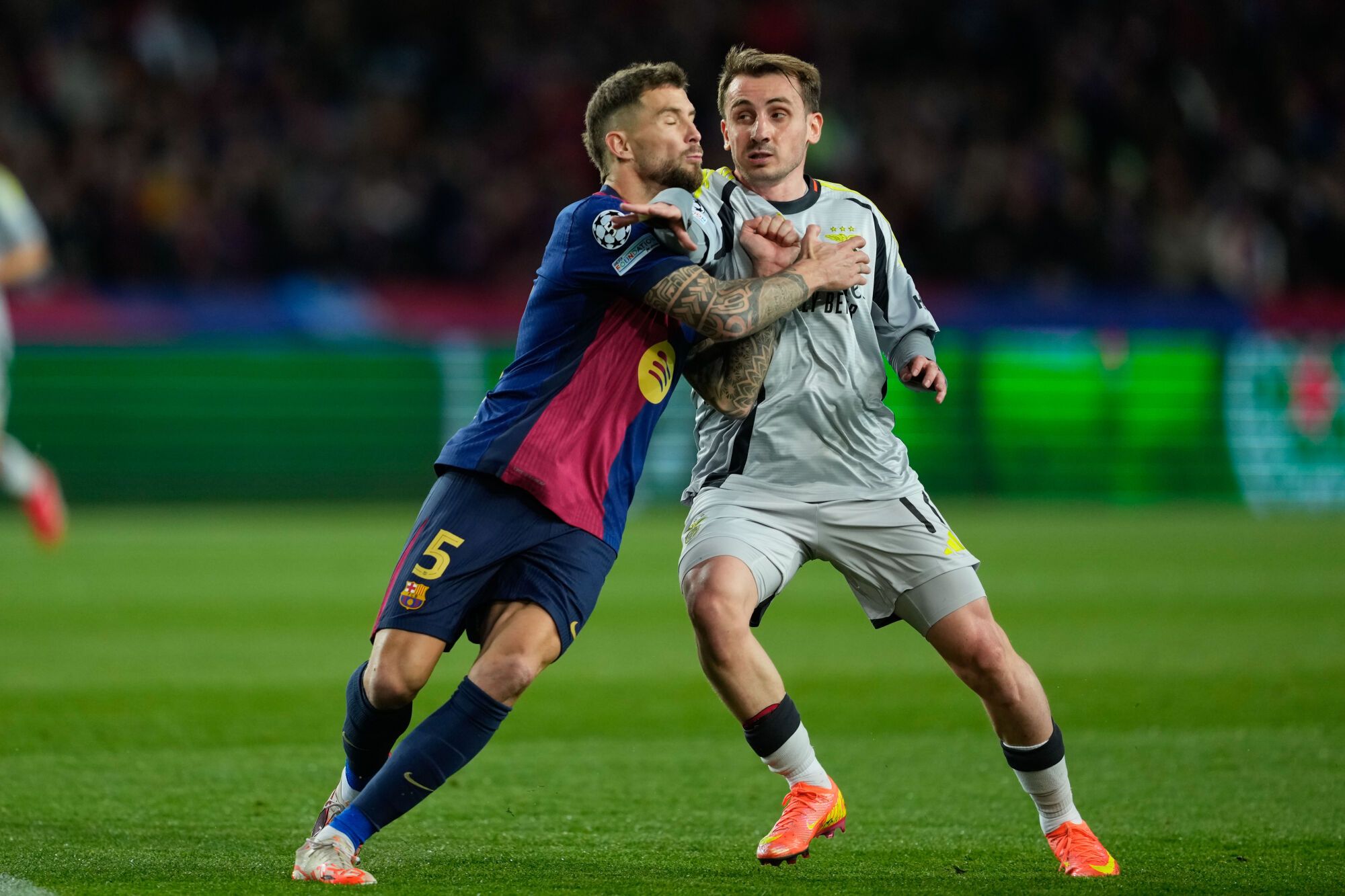 Champions League: FC Barcelona - Benfica, en imágenes.