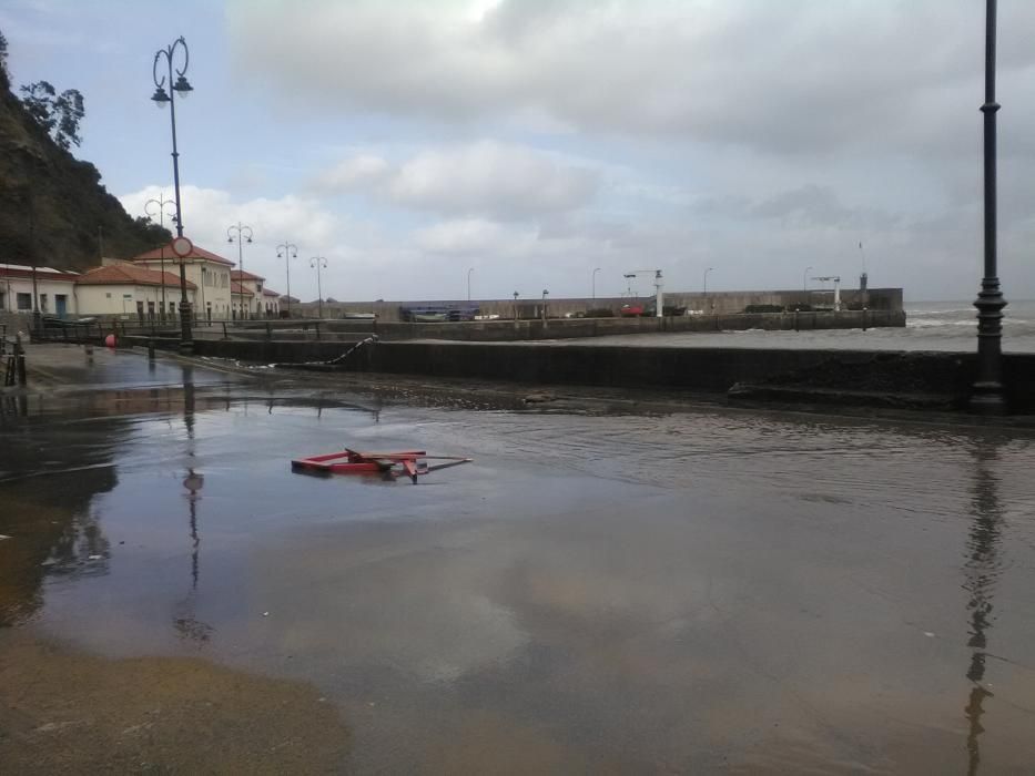 El temporal azota Tazones