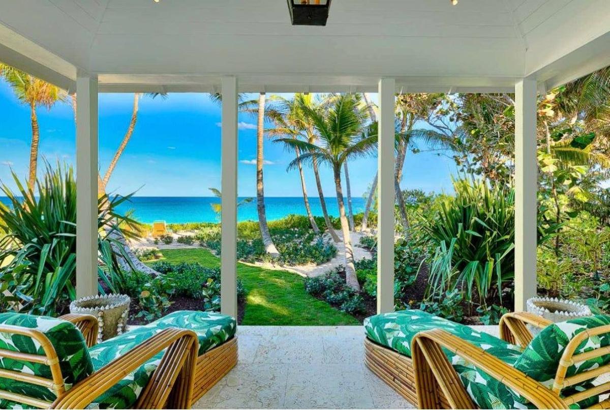 El Airbnb de Kylie Jenner en Bahamas con terraza tropical