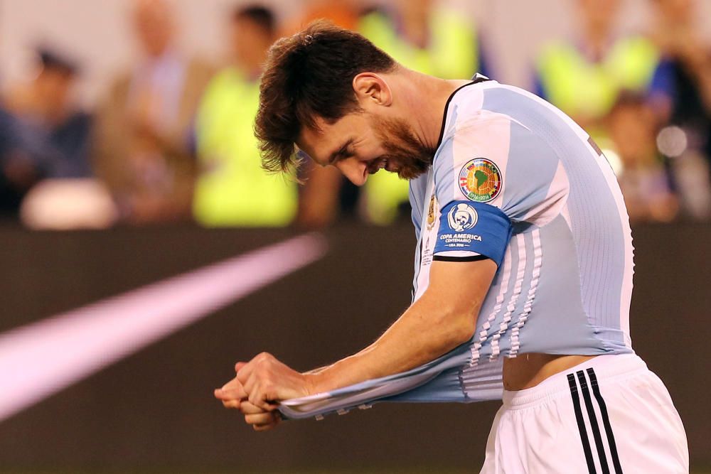 La decepción de Messi en la Copa América