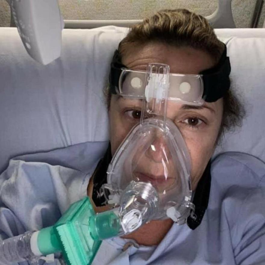 Teresa narró por redes sociales su evolución dentro del hospital