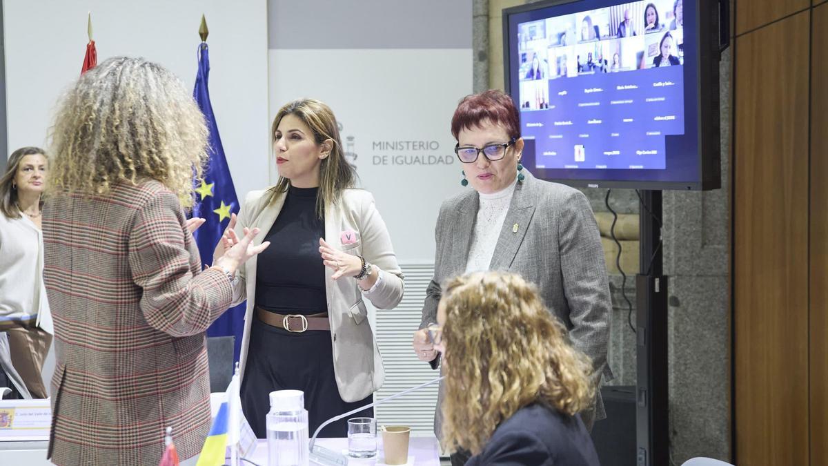 La consejera de Bienestar Social durante la Conferencia Sectorial de Igualdad