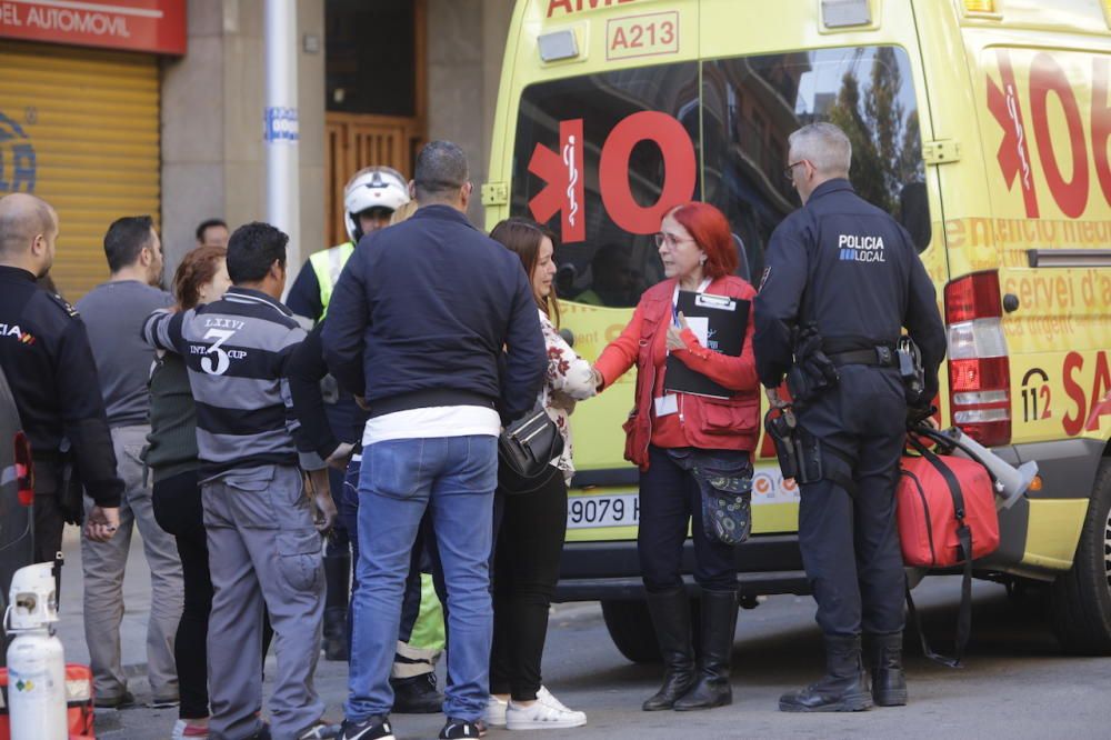 Una niña de dos años, herida al caer de un quinto piso en Palma