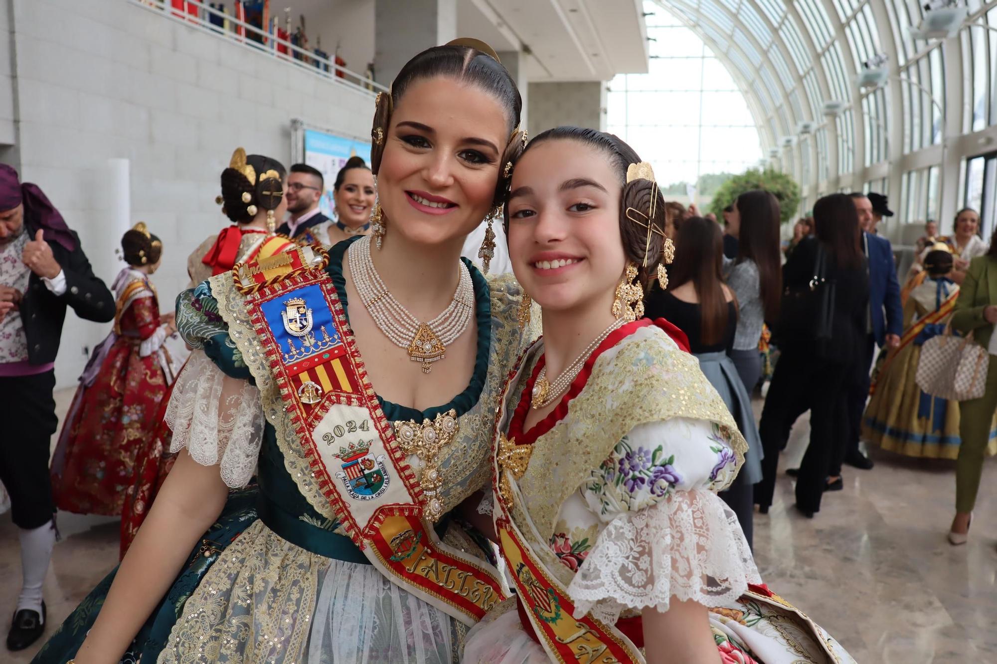 La alfombra roja en el 50 aniversario de la Agrupación de Fallas del Marítim