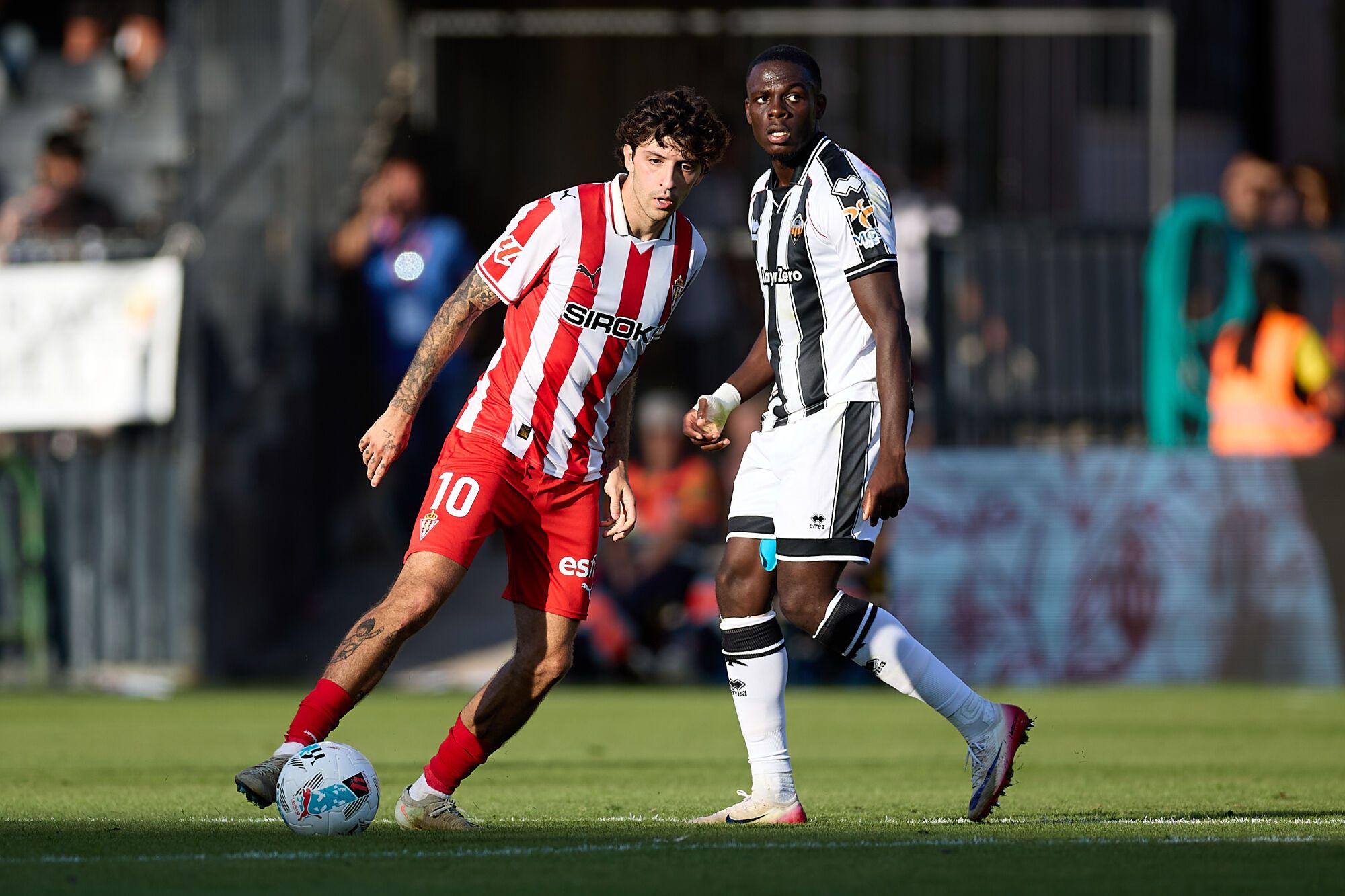 Fútbol. Partido correspondiente a la jornada 8 de Segunda División temporada 2025-2026 entre el CD Castellón y el Sport. Gijón. Nou Estadi Castalia