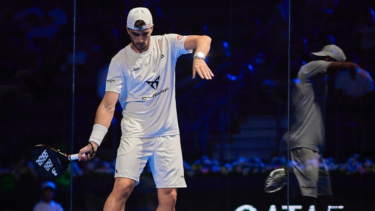 Galán, durante el P1 de Dubái