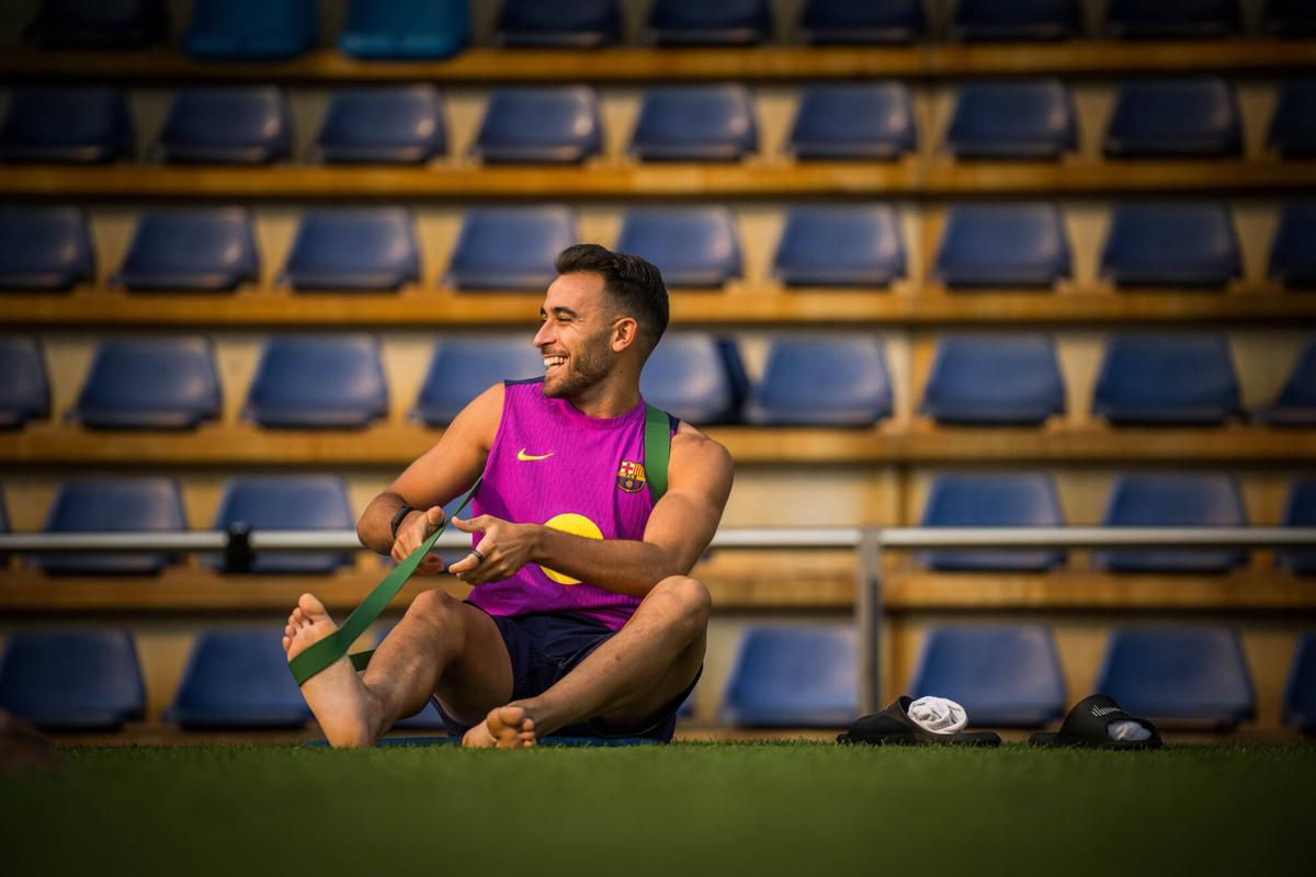 Eric Garcia está disfrutando en esta nueva etapa en el club azulgrana