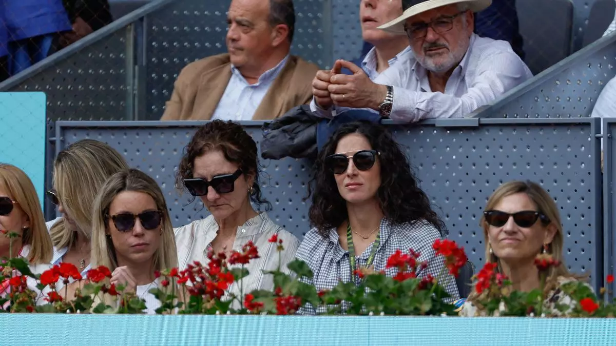 Mery Perelló y una constelación de famosos y deportistas animan a Rafa Nadal en su tercera victoria el Mutua Open de Madrid