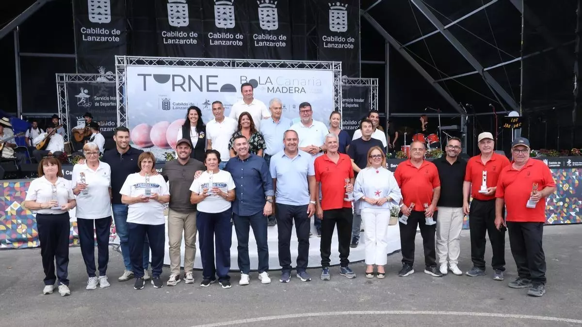 El Jable de San Bartolomé y Altavista de Arrecife ganan el XXIV Torneo de Bola Canaria Abuelos Conejeros