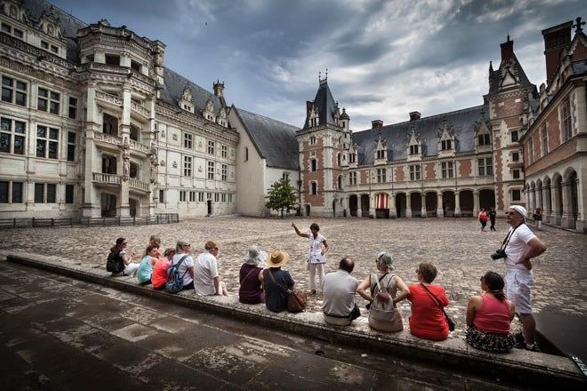 patio central del castillo de Blois