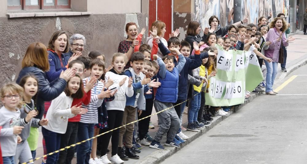 Primera etapa de la 61.ª edición de la Vuelta a Asturias: Oviedo-Pola de Lena