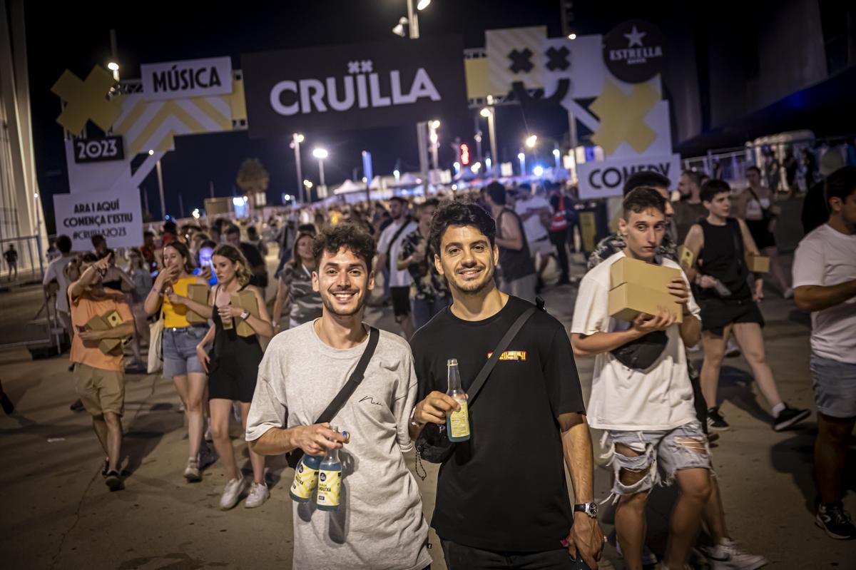 Miles de botellas de cristal a las puertas del festival Cruïlla
