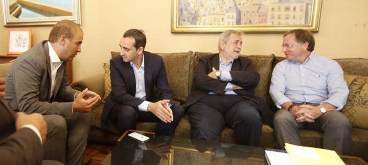 Adrián Ballester, César Sánchez, Antonio Beteta y Juan Carlos Moragues