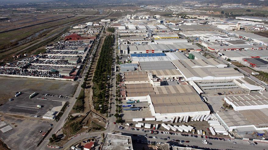 Imagen aérea del polígono Guadalhorce.