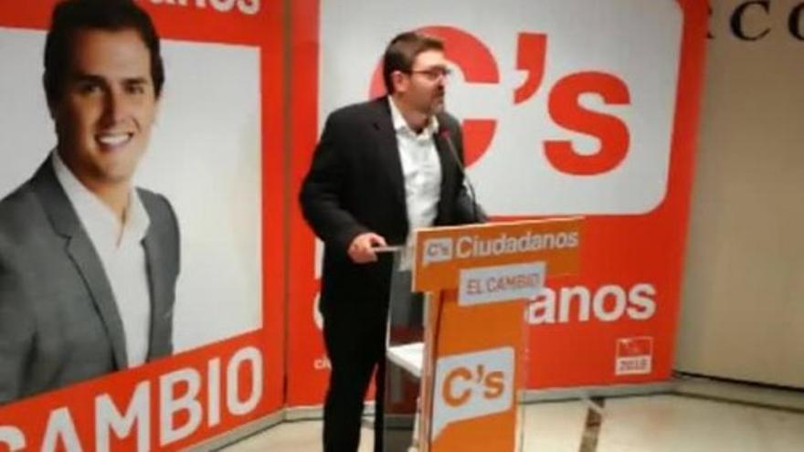 Miguel Sánchez (Ciudadanos) habla tras el recuento de votos