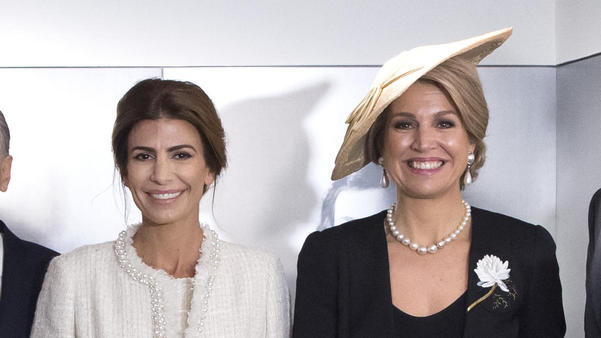 Duelo de estilo entre Juliana Awada y Máxima de Holanda: blanco vs. negro