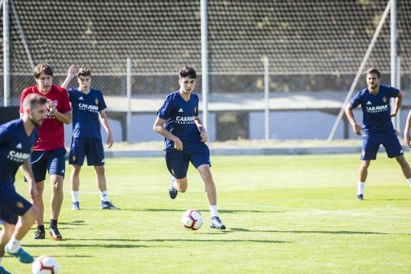 Primer entrenamiento del Real Zaragoza