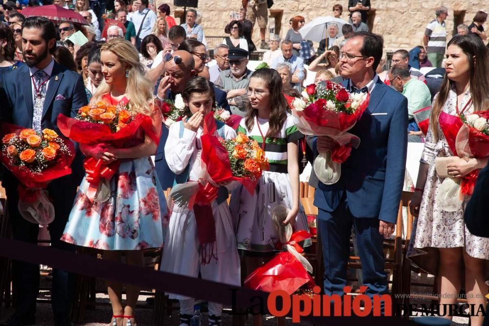 Ofrenda de flores en Caravaca