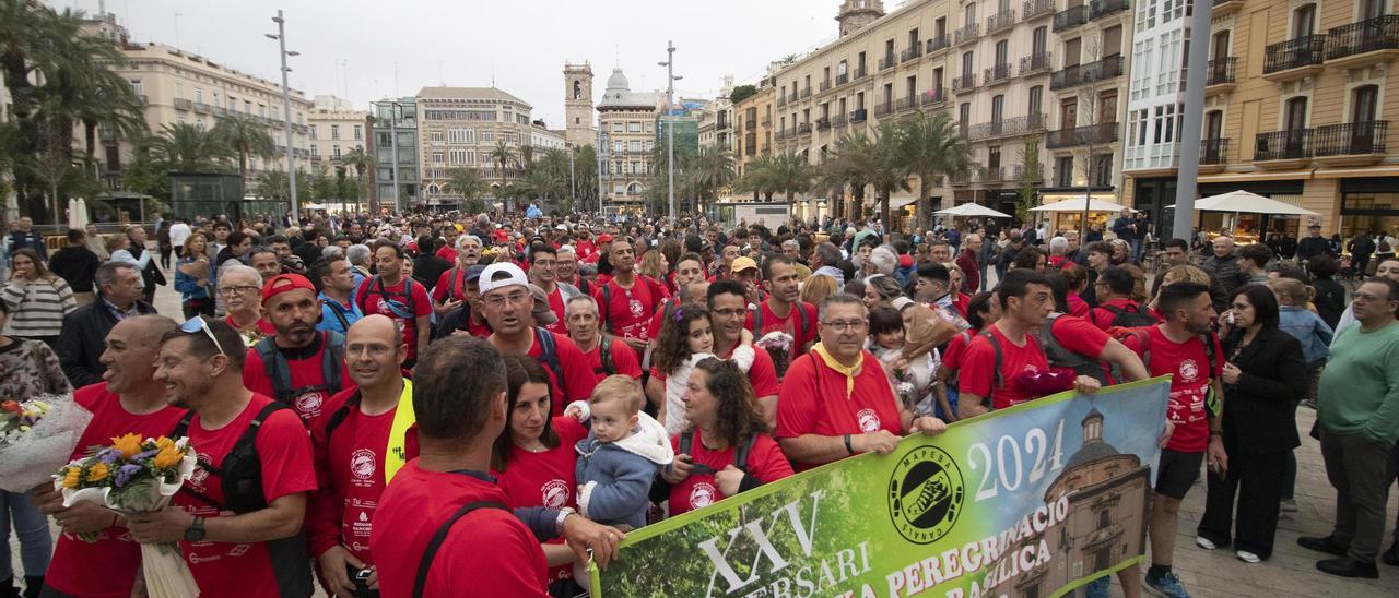 Una peregrinación para recorrer 70 kilómetros de Canals a València