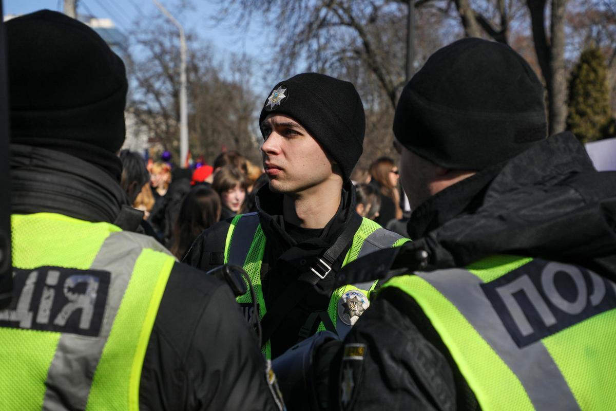 Imagen de archivo de la Policía de Kiev.