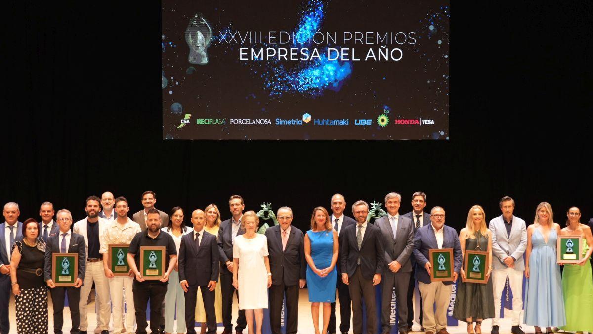 Parte de los ganadores en la última edición de la convocatoria de Mediterráneo.