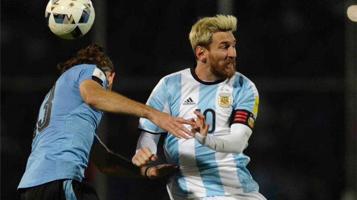 Messi, en el pasado encuentro ante Uruguay