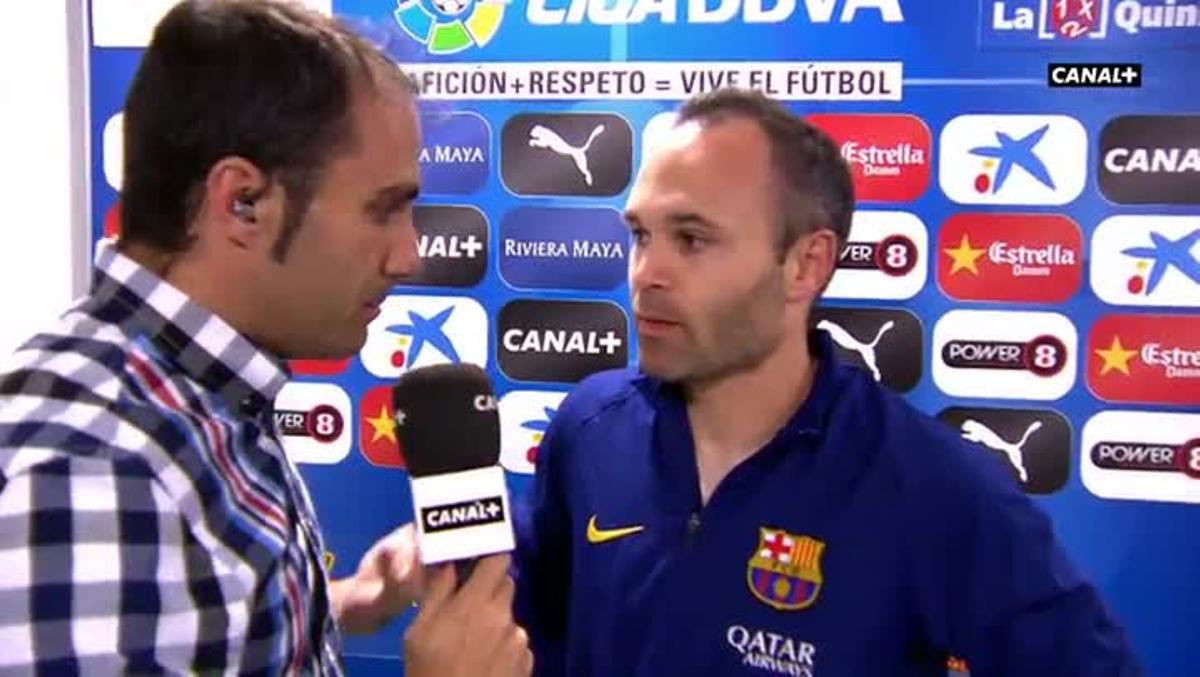 Iniesta: Aguantamos bien el tipo con diez