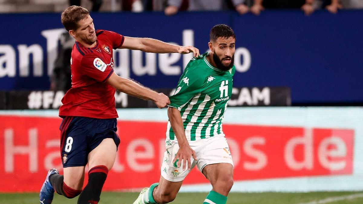 Fekir, en un partido contra Osasuna