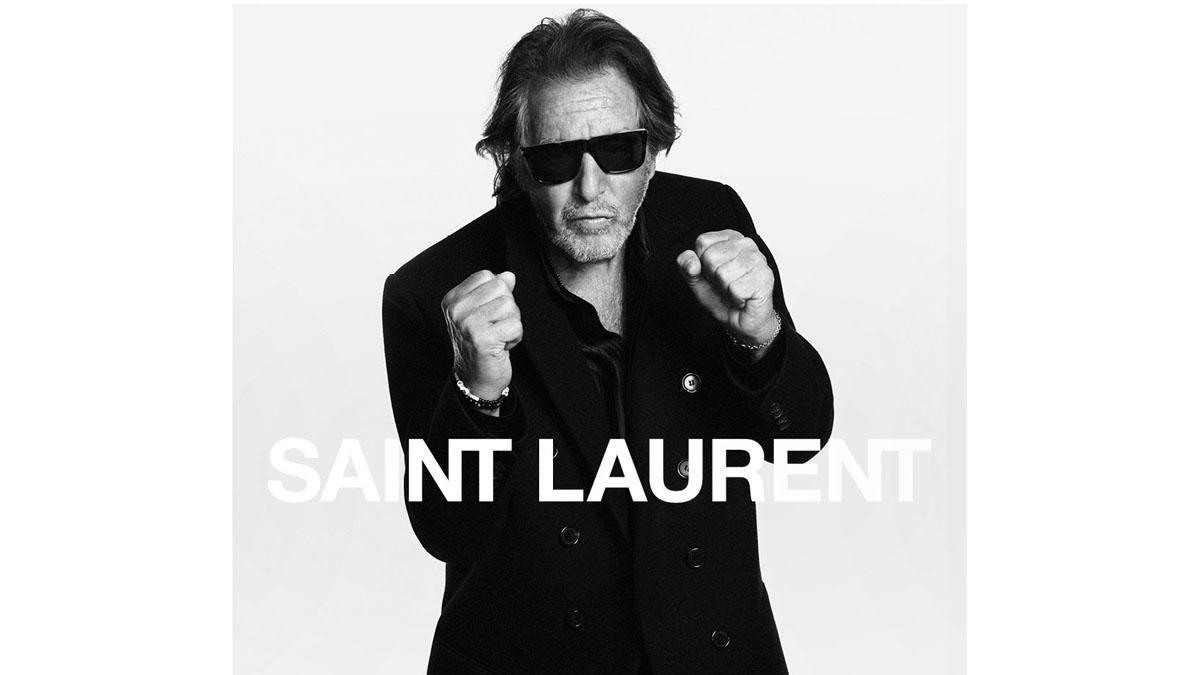 Al Pacino posa para la campaña de verano de YSL.