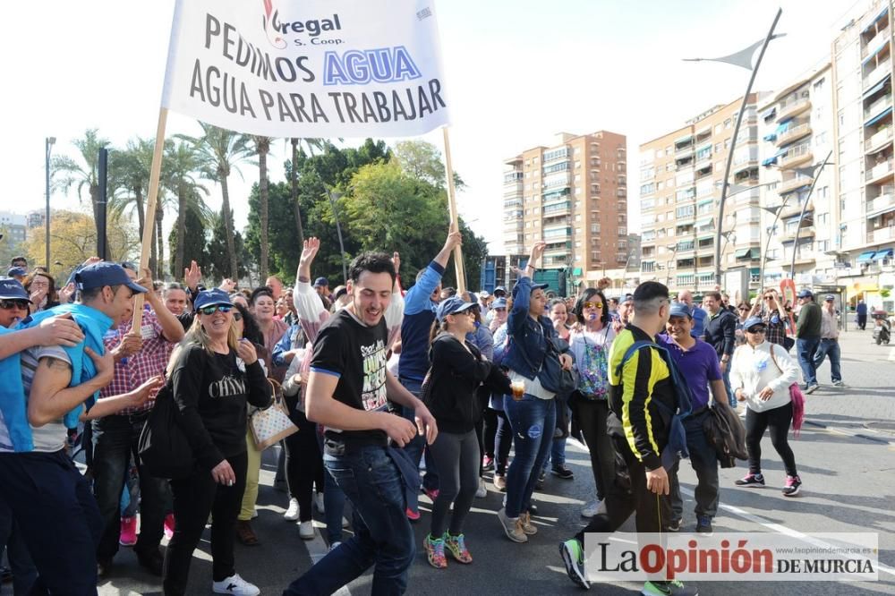 Manifestación de los agricultores por el Mar Menor en Murcia