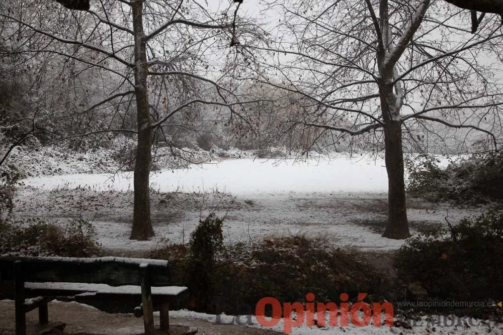 Nieve en las Fuentes del Marqués de Caravaca