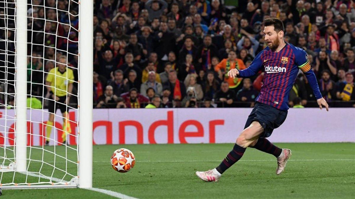 En esta acción marcó Leo Messi el 2-0 para el Barça