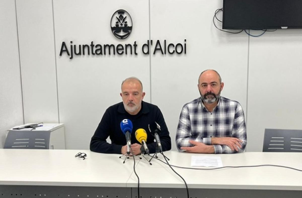 Jordi Martinez y David Ponsoda en la presentación del Campamento Real