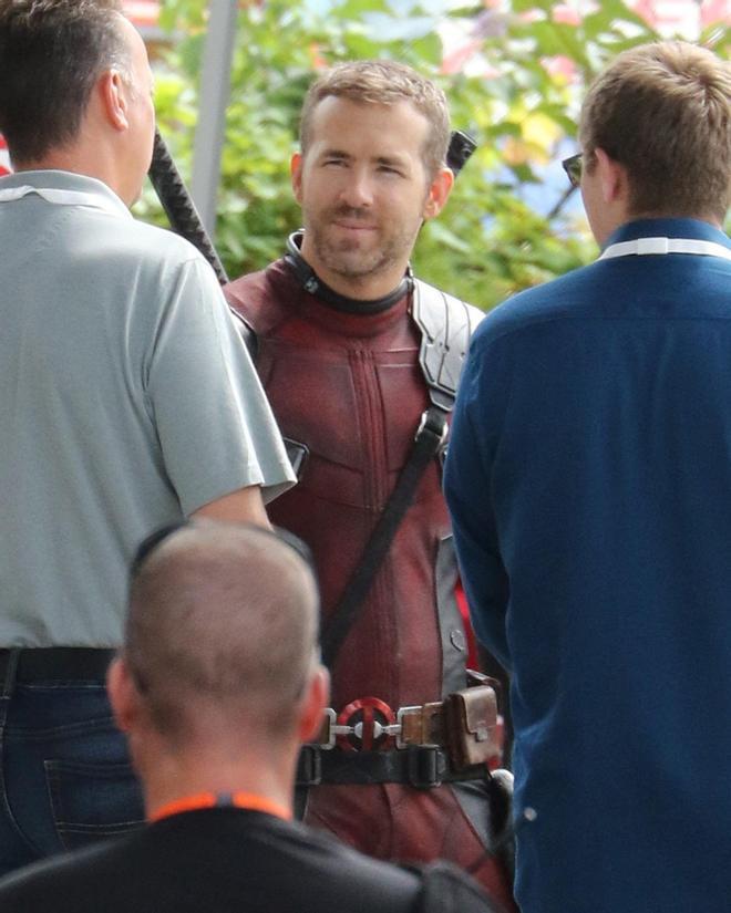 Ryan Reynolds en pleno rodaje de Deadpool 2