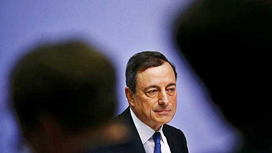 El president del Banc Central Europeu, Mario Draghi, va anunciar una baixada de tipus dijous.